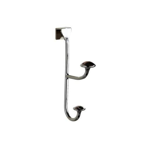 קולב זוגי Brass אל חלד למגבות נתלה בקלות על המקלחון צבע ניקל מבריק דגם Chelsea chrome