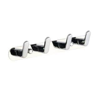 קולב Brass אל חלד מגיע עם 4 ווים לתליה של בגדים, מגבות וכו' צבע ניקל מבריק דגם 1204C