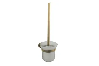 מברשת לניקוי אסלה Roma עשויה מחומר Brass אל חלד צבע זהב מט תלויה דגם 2985G