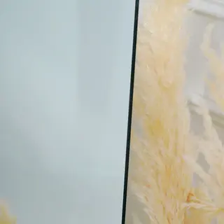 מראת גוף מרחפת בצורה אמורפית לתליה ללא מסגרת רוחב 100 ס"מ גובה 180 ס"מ דגם LM-70