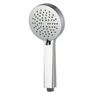 מזלף יד מעוגל עשוי מחומר פלסטיק קשיח ABS יש לו 3 מצבי זרימה צבע ניקל מבריק דגם MY-2017